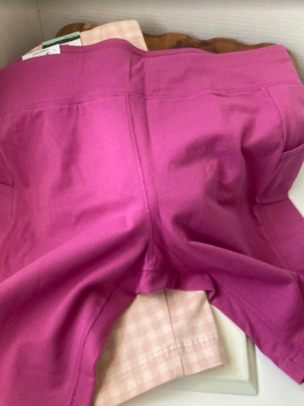 Terra & Sky High Rise 9" Bike Shorts with Pockets 1X - Picture 8 of 10